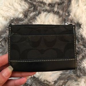 Authentic Coach Mini Key Ring Card Case